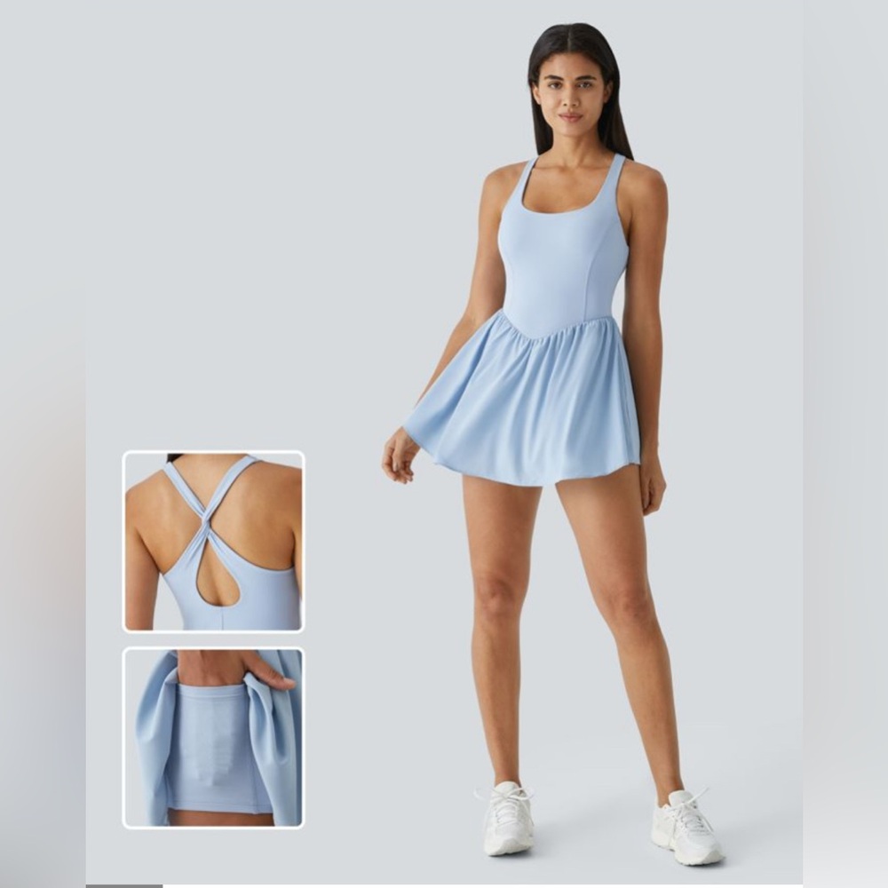 HALARA Light Blue Women's Dress